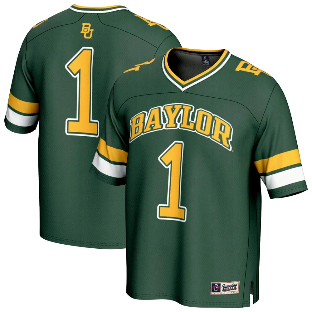 #1 Baylor Bears GameDay Greats Unisex Collegiate Football Fashion Jersey - Green