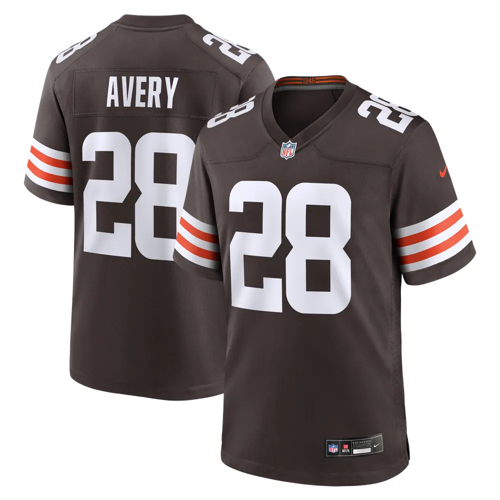 Tre Avery Cleveland Browns Nike Team Game Jersey -  Brown