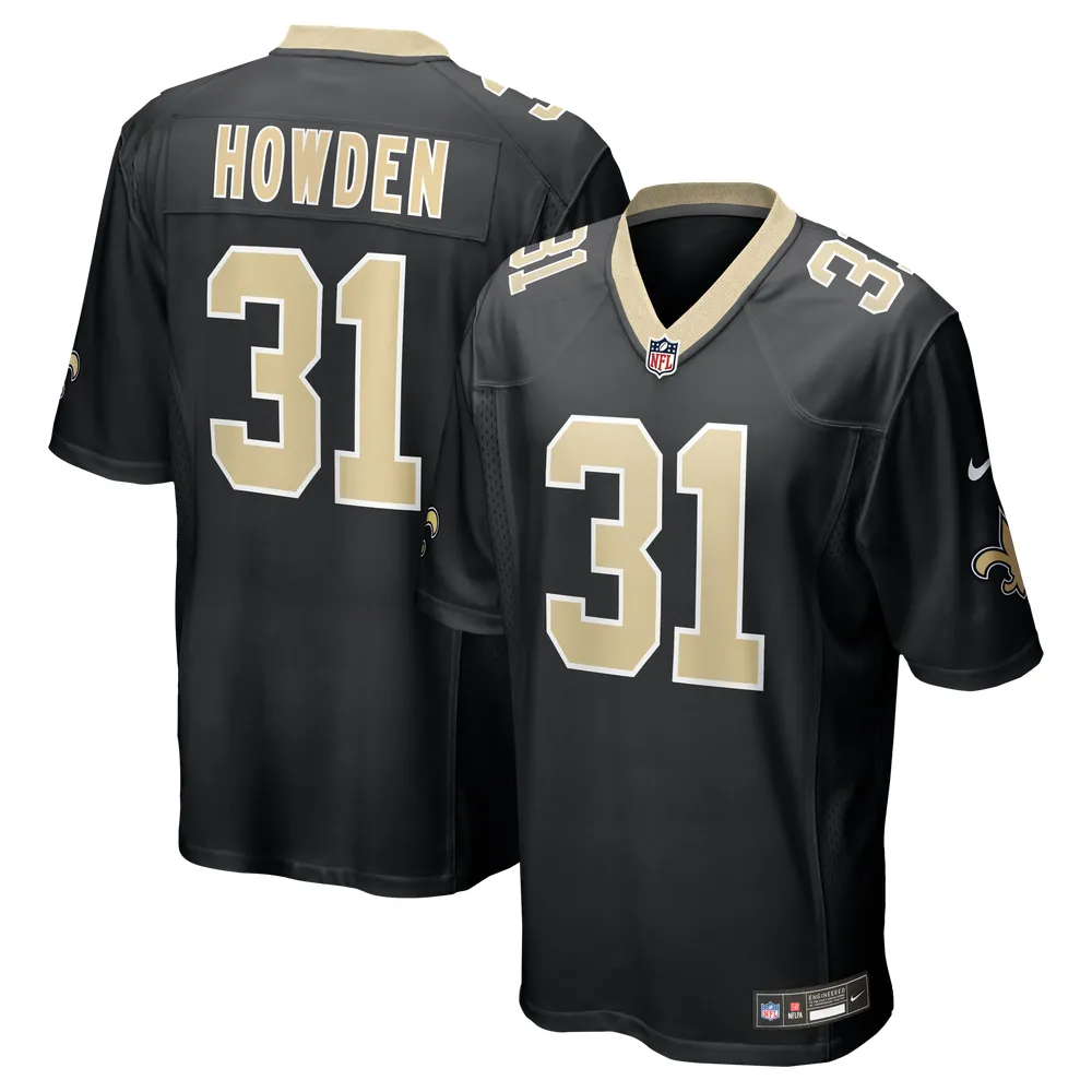 Jordan Howden New Orleans Saints Nike Team Game Jersey -  Black
