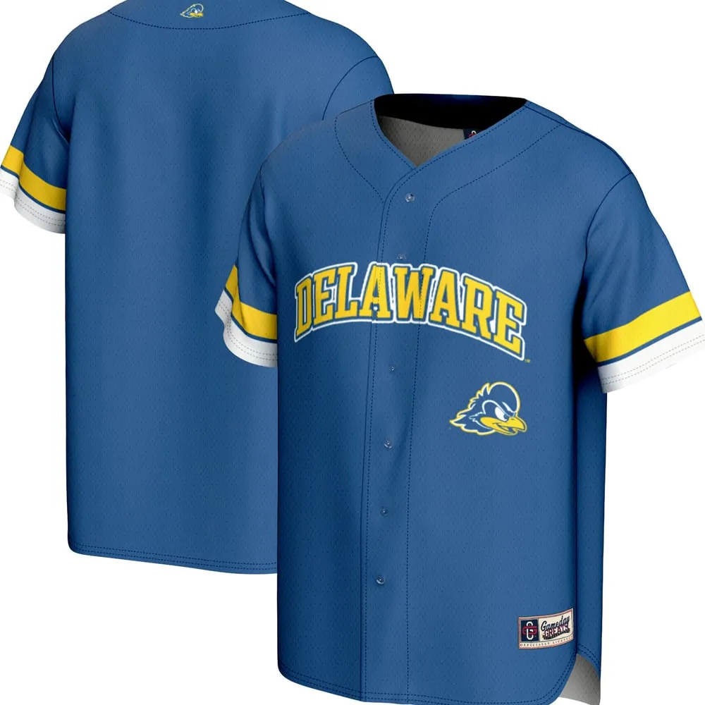 Delaware Fightin' Blue Hens GameDay Greats  Spirit Baseball Jersey - Royal