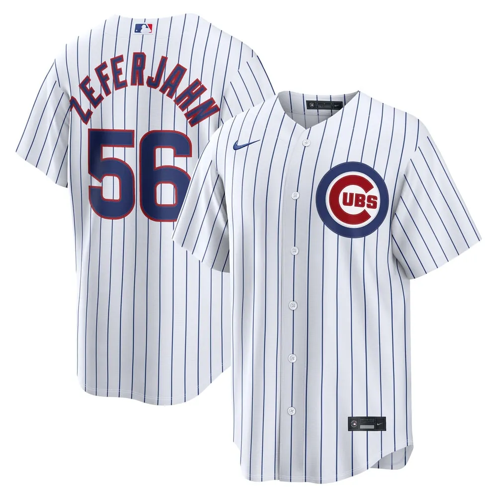Ryan Zeferjahn Chicago Cubs Nike Home Replica Jersey - White
