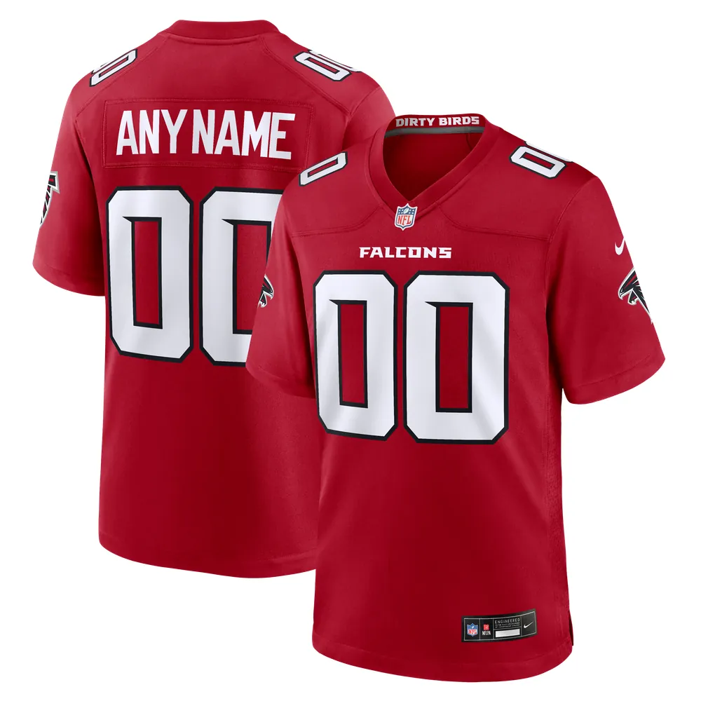 Atlanta Falcons Nike Custom Game Jersey - Red