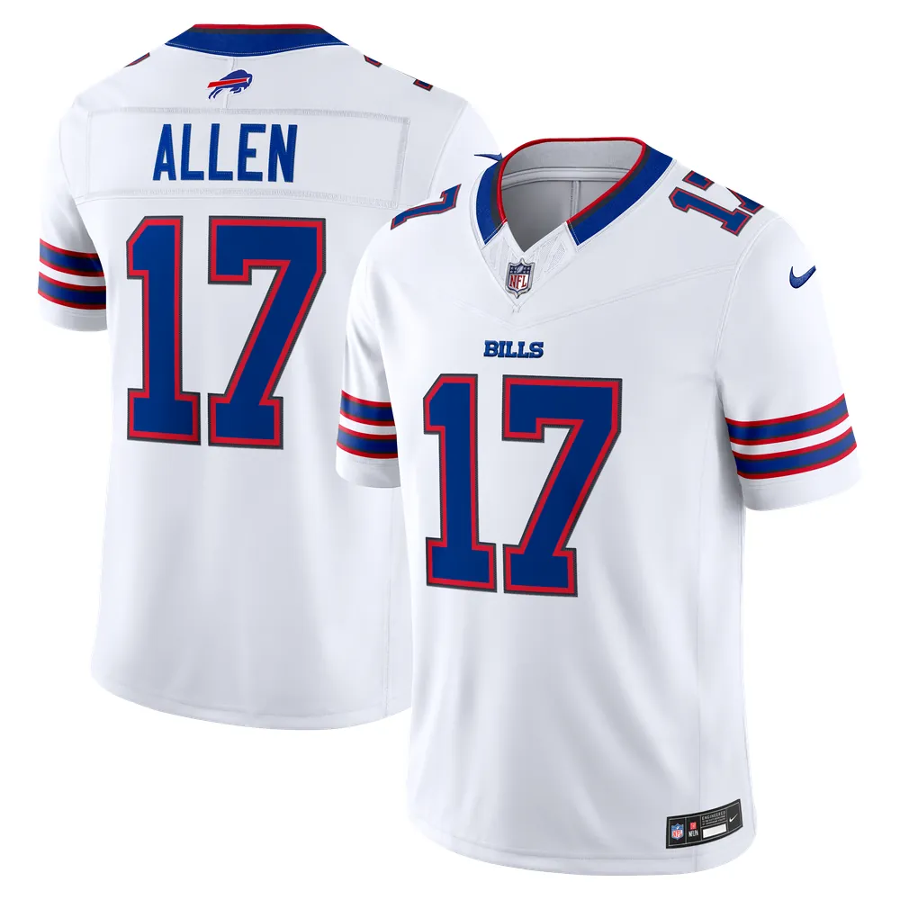Josh Allen Buffalo Bills Nike Vapor F.U.S.E. Stitched Limited Jersey - White