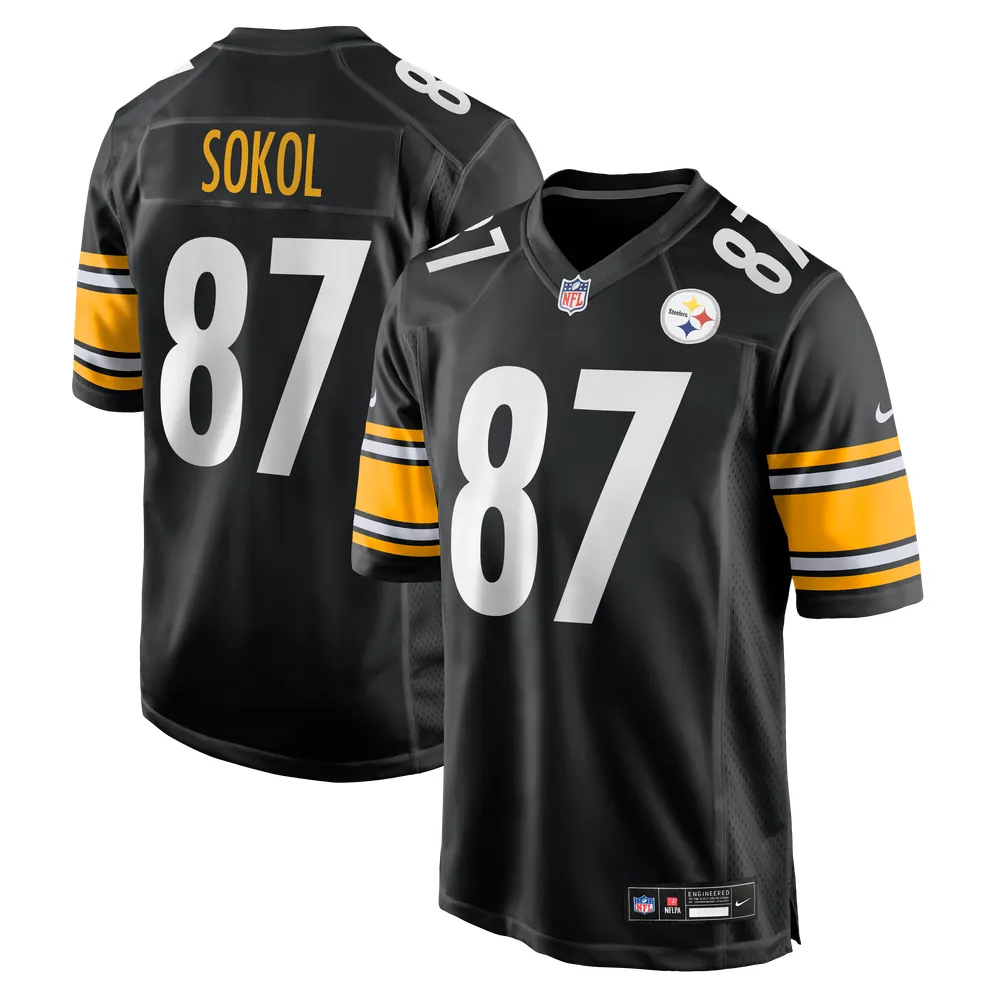 Matt Sokol Pittsburgh Steelers Nike Team Game Jersey -  Black