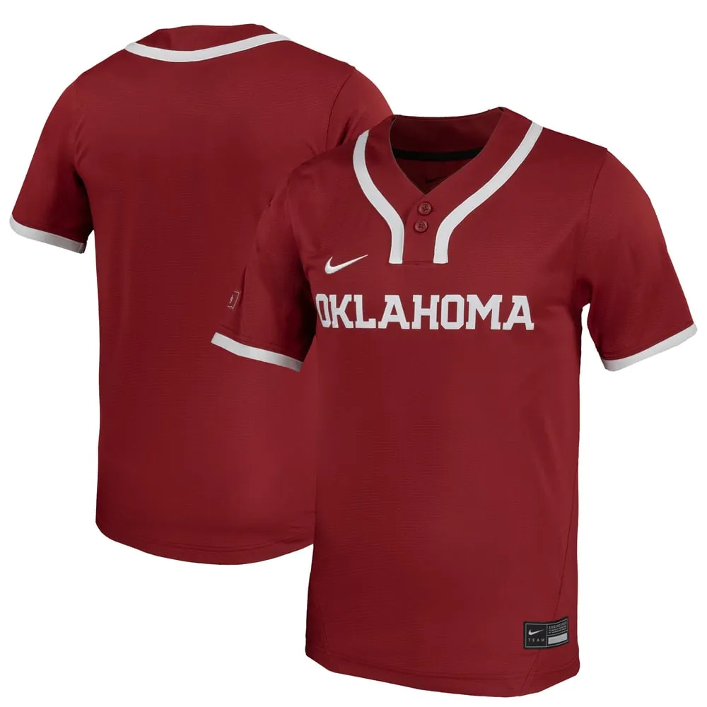 Oklahoma Sooners Nike Unisex Limited Softball Jersey - Crimson