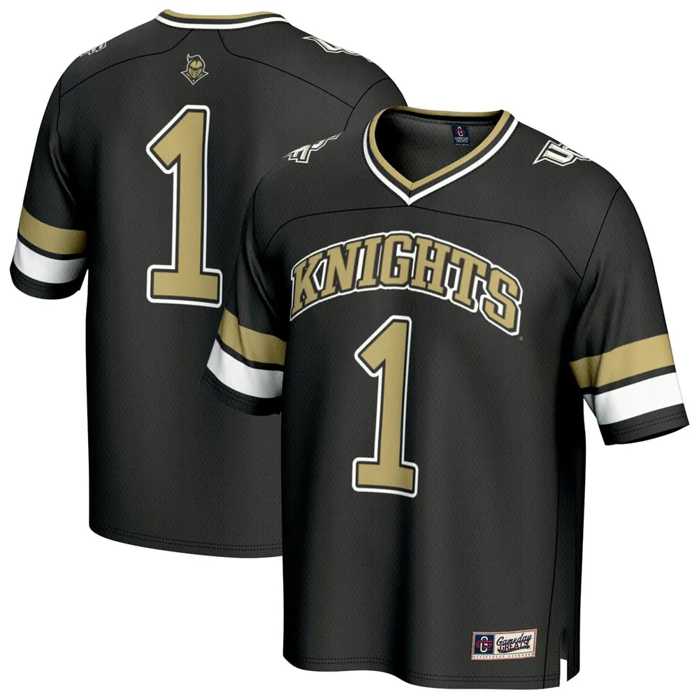 #1 UCF Knights GameDay Greats Unisex Lightweight Collegiate Football Fashion Jersey - Black