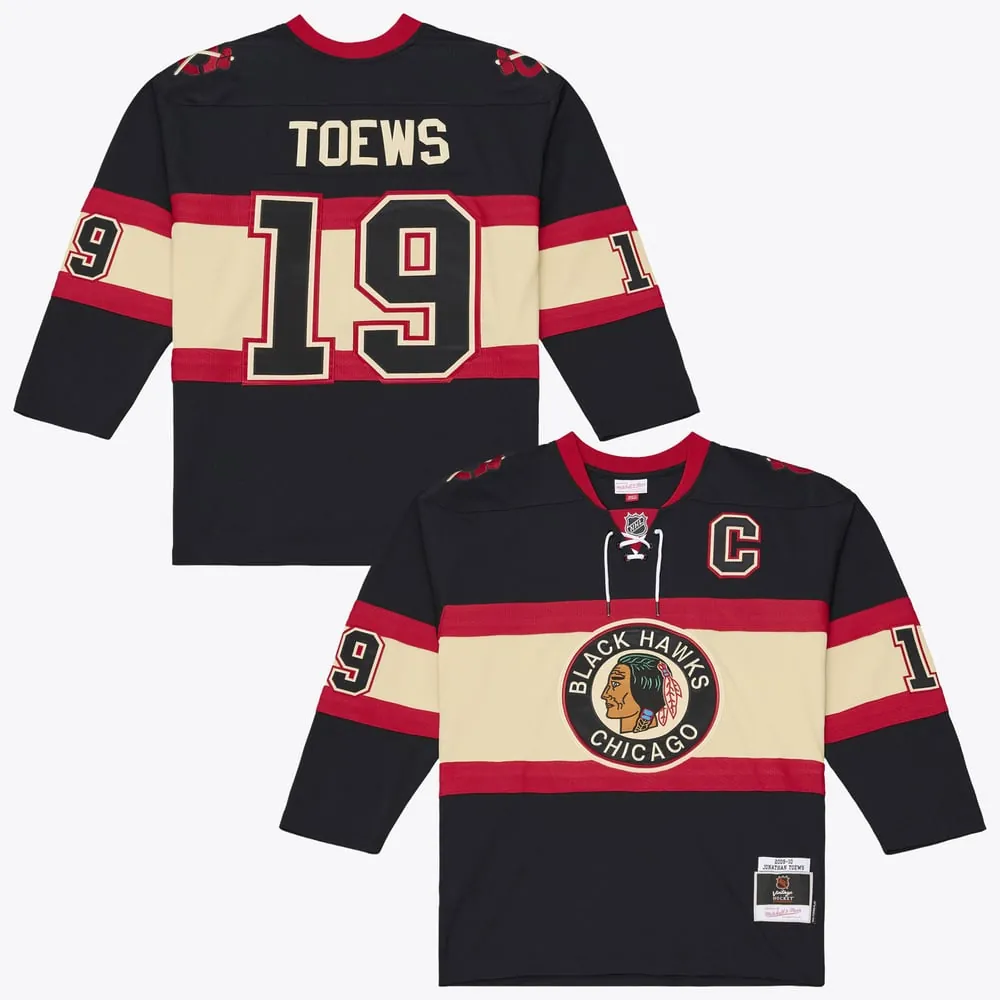 Jonathan Toews Chicago Blackhawks Mitchell & Ness 2009/10 Power Play Jersey - Black