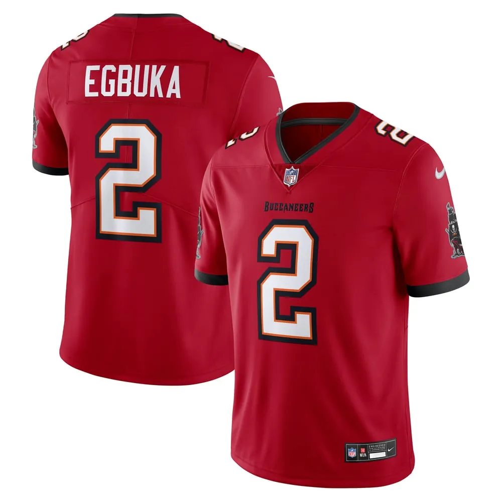 Emeka Egbuka Tampa Bay Buccaneers Nike Vapor Untouchable Stitched Limited Jersey - Red