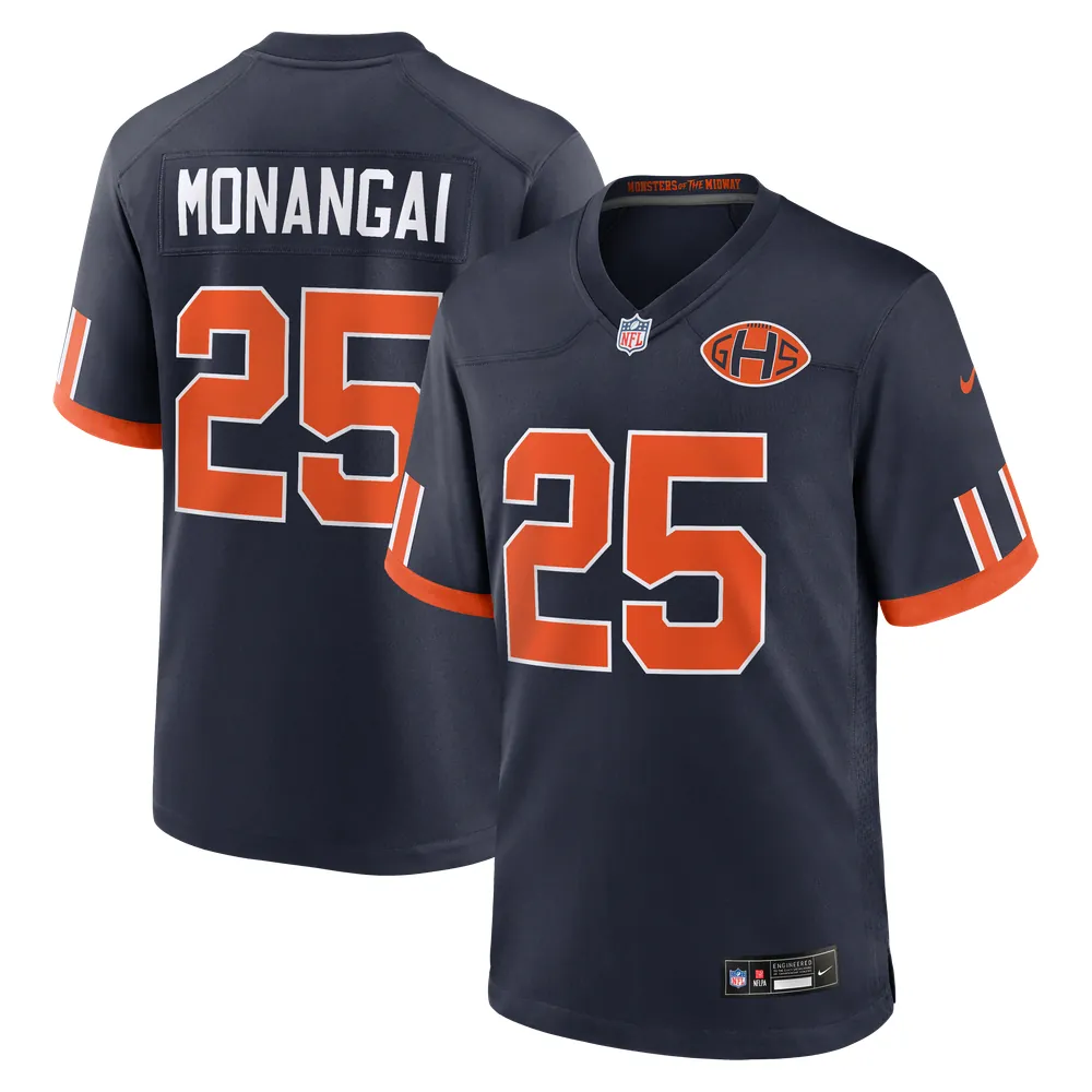 Kyle Monangai Chicago Bears Nike 2026 Rivalries Collection Game Jersey - Navy