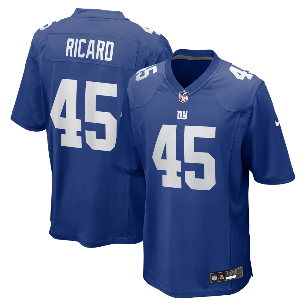 Patrick Ricard New York Giants Nike Team Game Jersey -  Royal