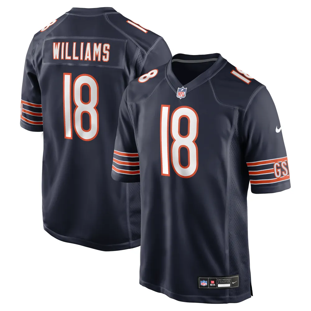 Caleb Williams Chicago Bears Nike  Player Game Jersey - Navy
