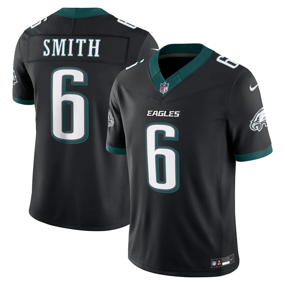 DeVonta Smith Philadelphia Eagles Nike Alternate Vapor F.U.S.E. Stitched Limited Jersey - Black