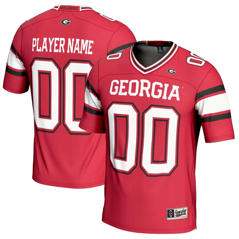 Georgia Bulldogs GameDay Greats NIL Pick-A-Player Football Jersey - Red