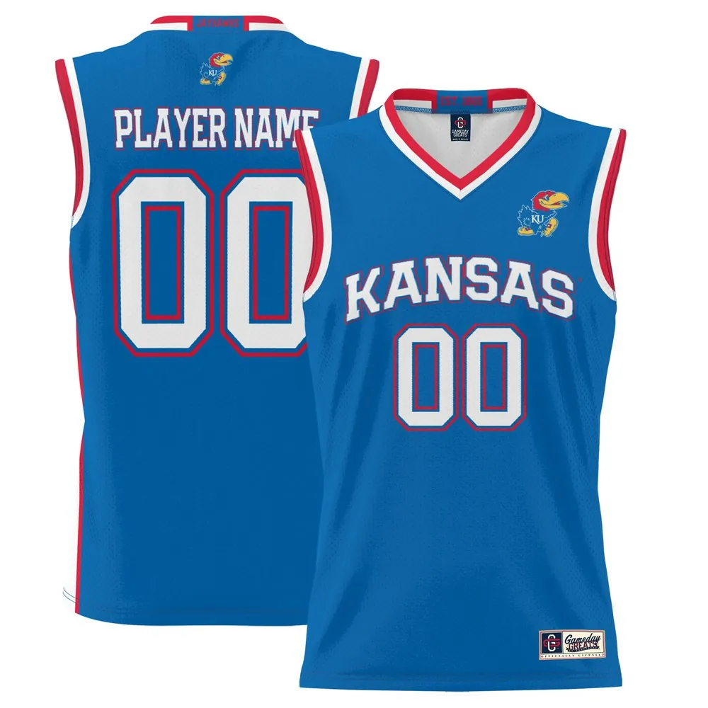 Kansas Jayhawks GameDay Greats  Lightweight NIL Pick-A-Player Men's Basketball Jersey - Royal