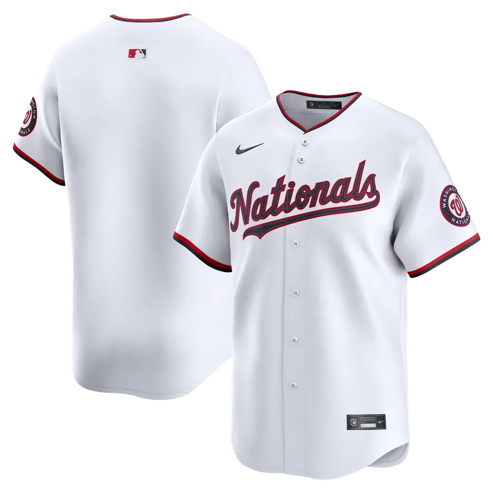 Washington Nationals Nike Home Limited Jersey - White