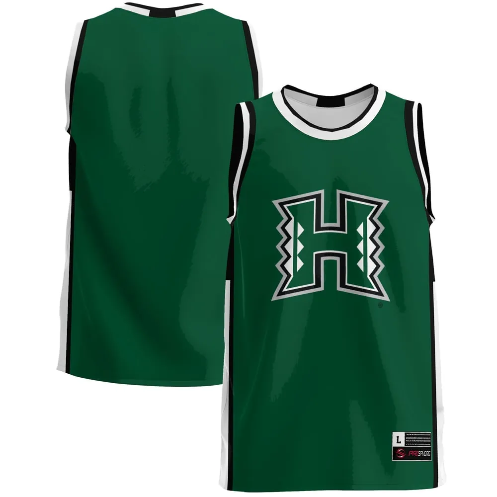 Hawaii Rainbow Warriors GameDay Greats  Lightweight Basketball Jersey - Green