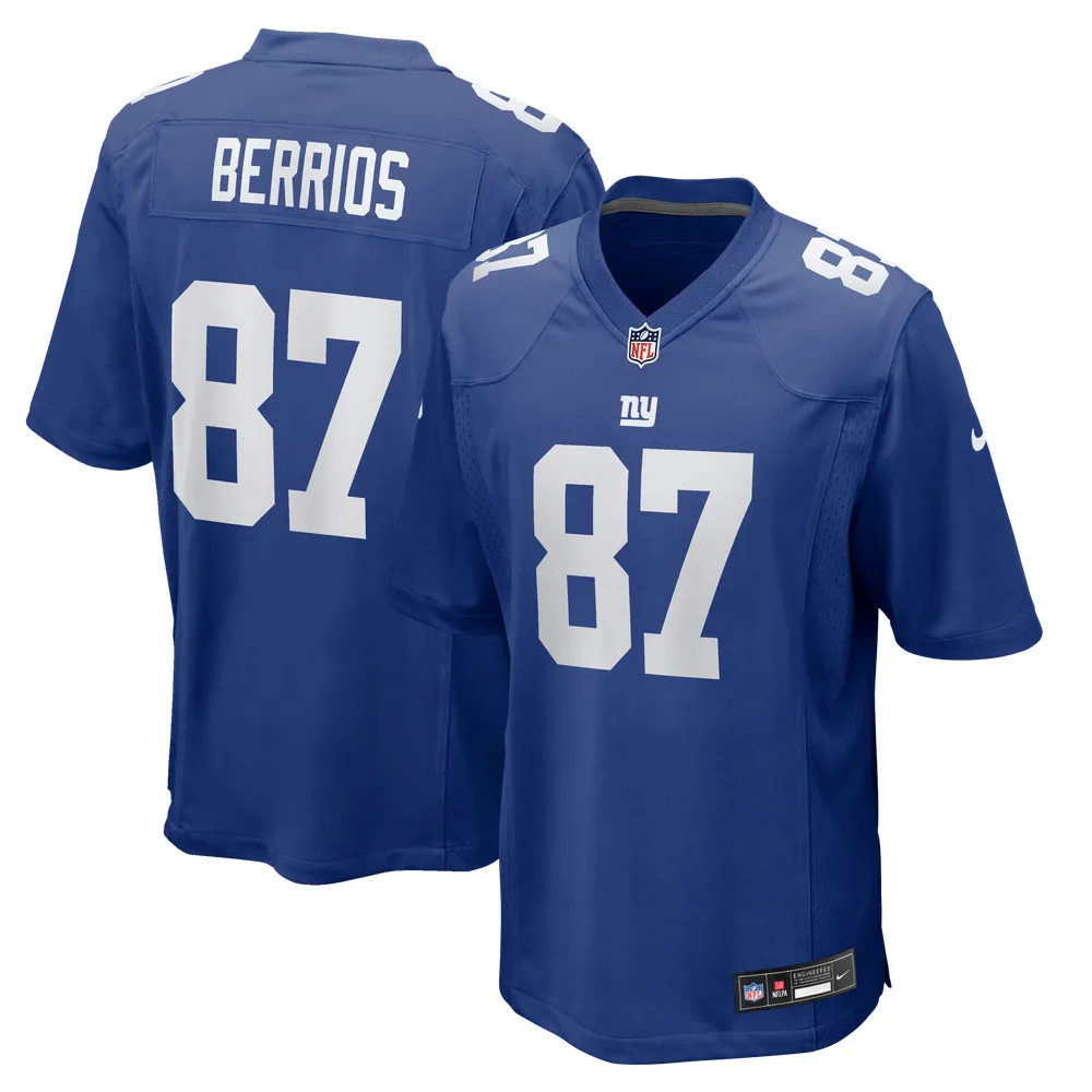 Braxton Berrios New York Giants Nike Team Game Jersey - Royal