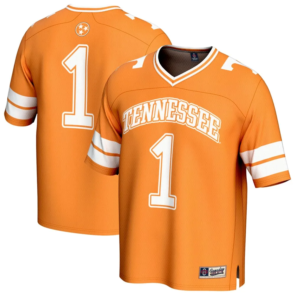 #1 Tennessee Volunteers GameDay Greats Youth Lightweight Collegiate Football Fashion Jersey - Tennessee Orange
