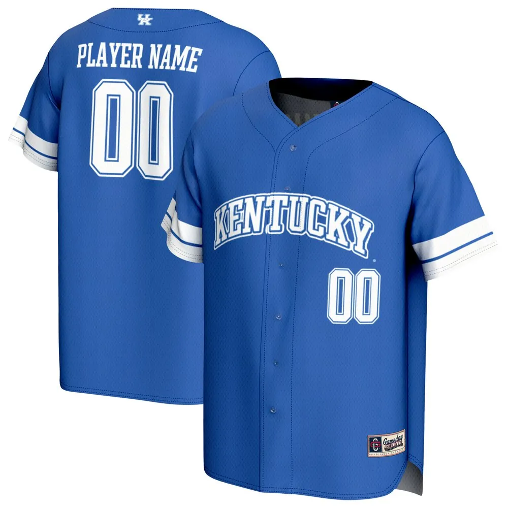 Kentucky Wildcats GameDay Greats Unisex Lightweight Collegiate Baseball NIL Pick-A-Player Fashion Jersey - Royal