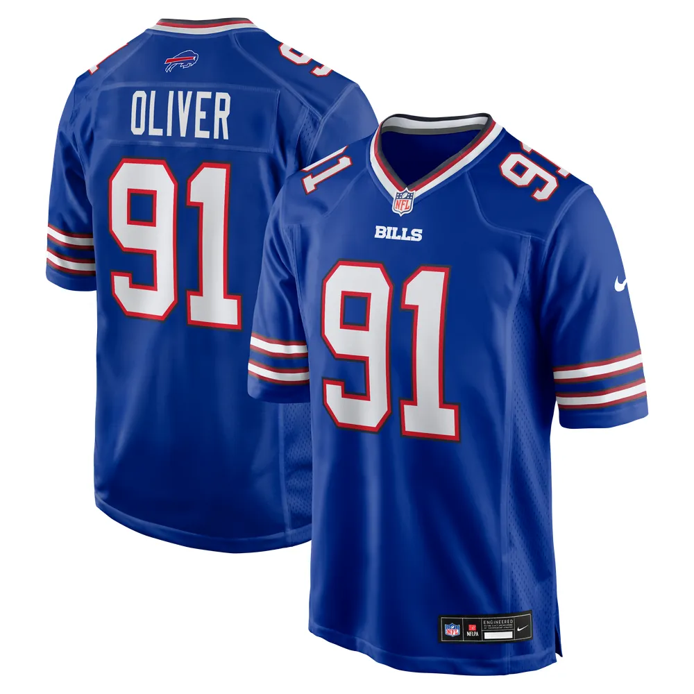 Ed Oliver Buffalo Bills Nike Team Game Player Jersey - Royal