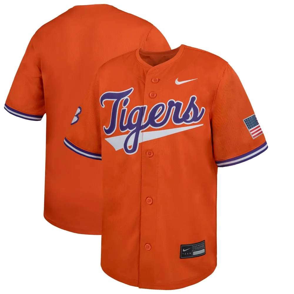 Clemson Tigers Nike Youth Limited Baseball Jersey - Orange