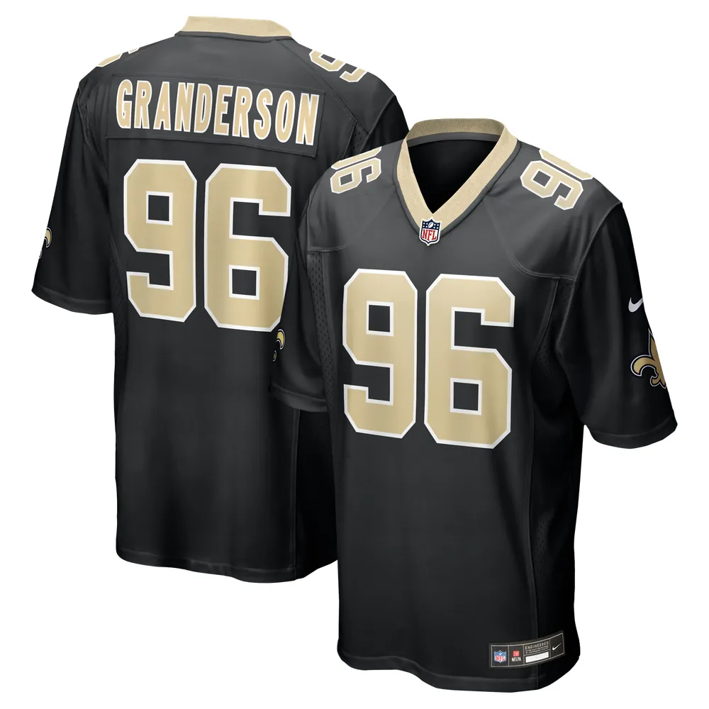 Carl Granderson New Orleans Saints Nike Game Jersey - Black