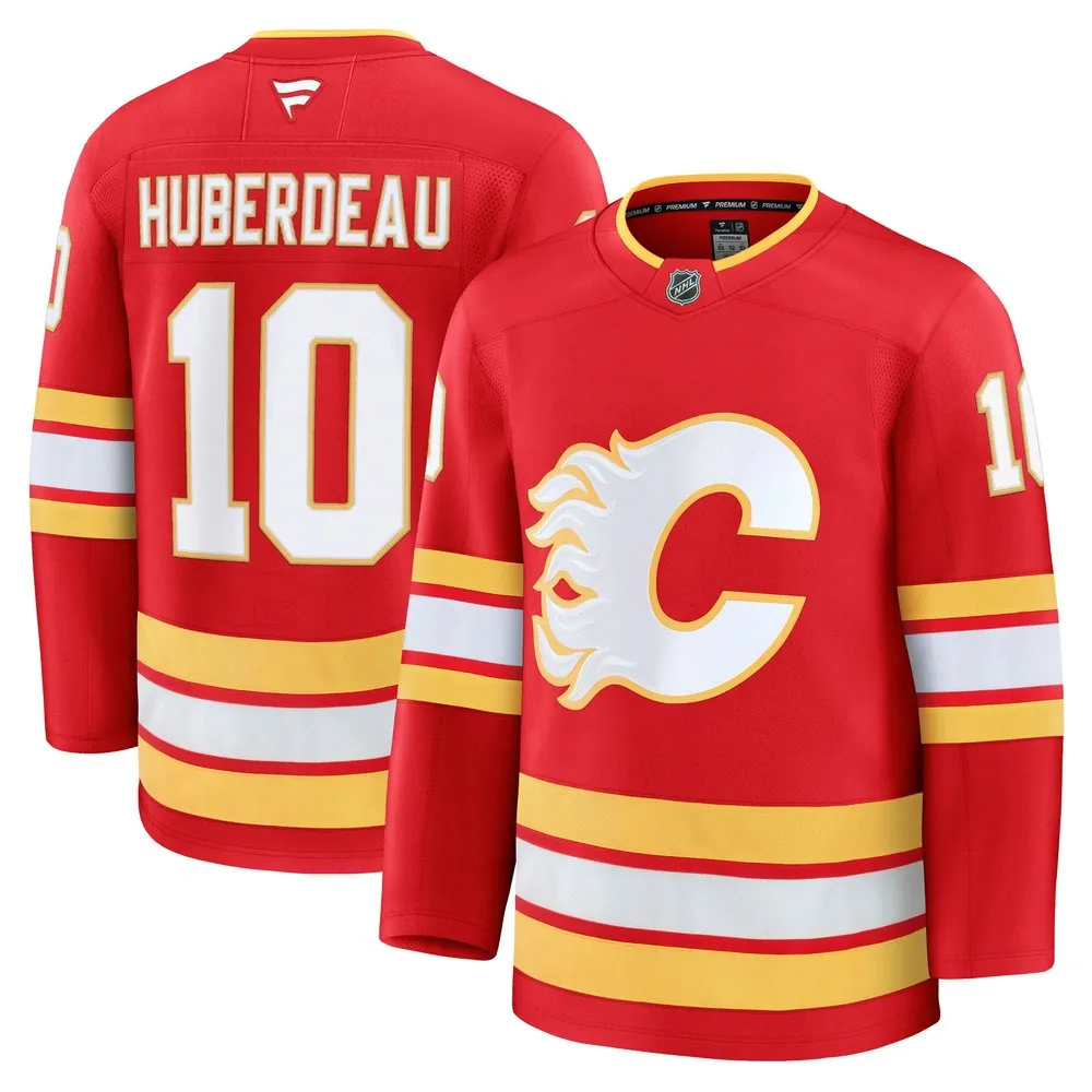 Jonathan Huberdeau Calgary Flames Fanatics Home Premium Jersey - Red