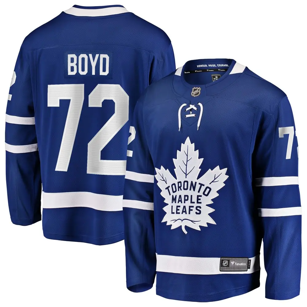 Travis Boyd Toronto Maple Leafs Fanatics Home Breakaway Jersey - Blue