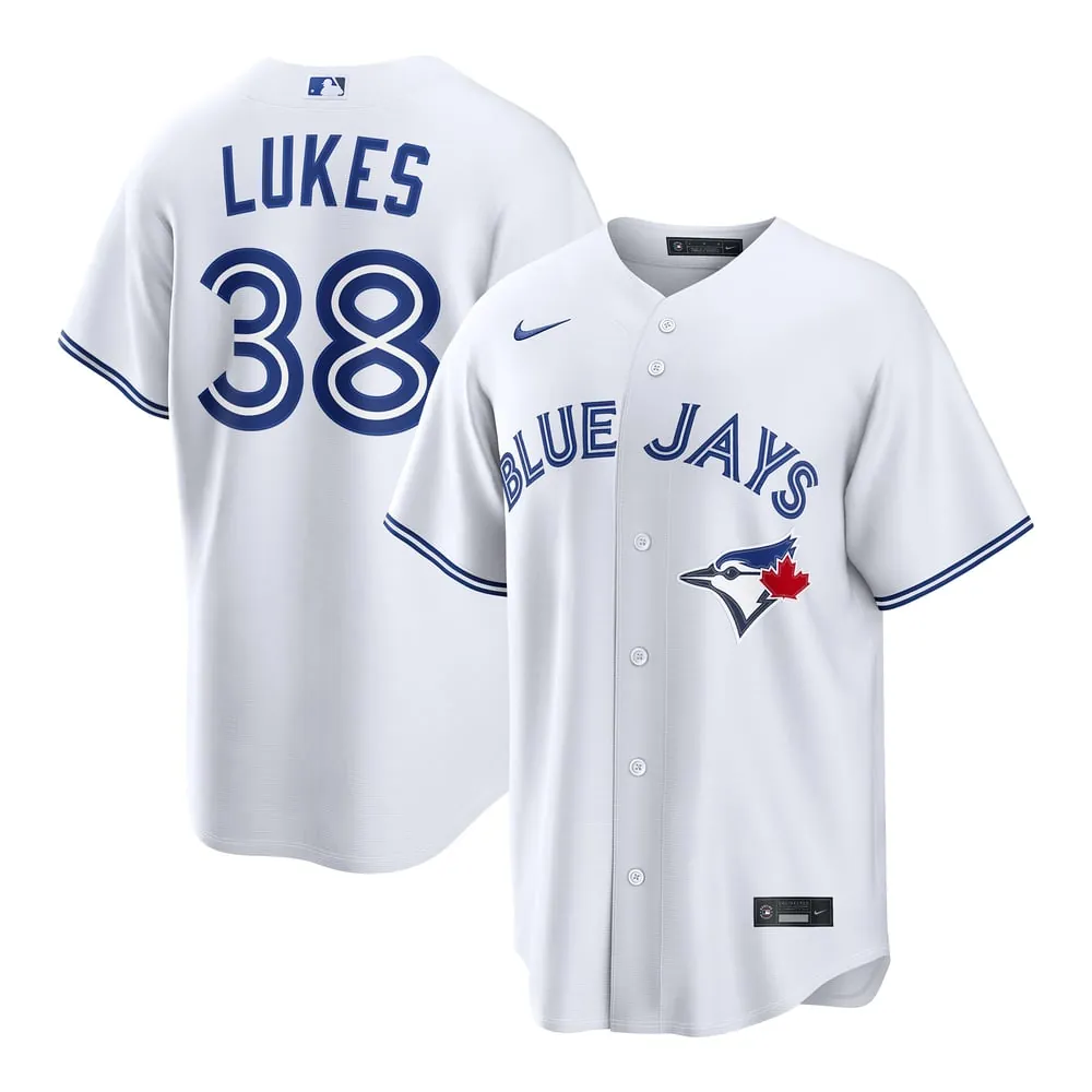 Nathan Lukes Toronto Blue Jays Nike Home Replica Jersey - White