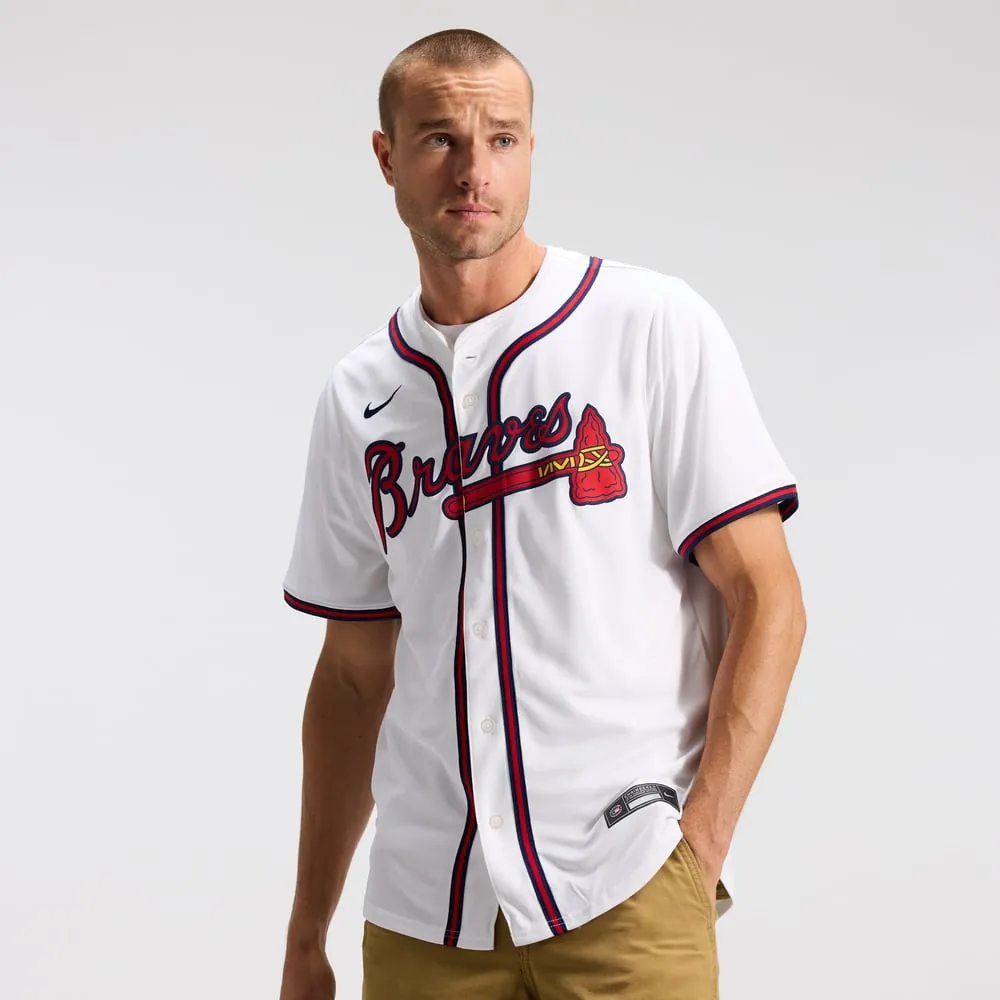 Atlanta Braves Nike Home Limited Jersey - White