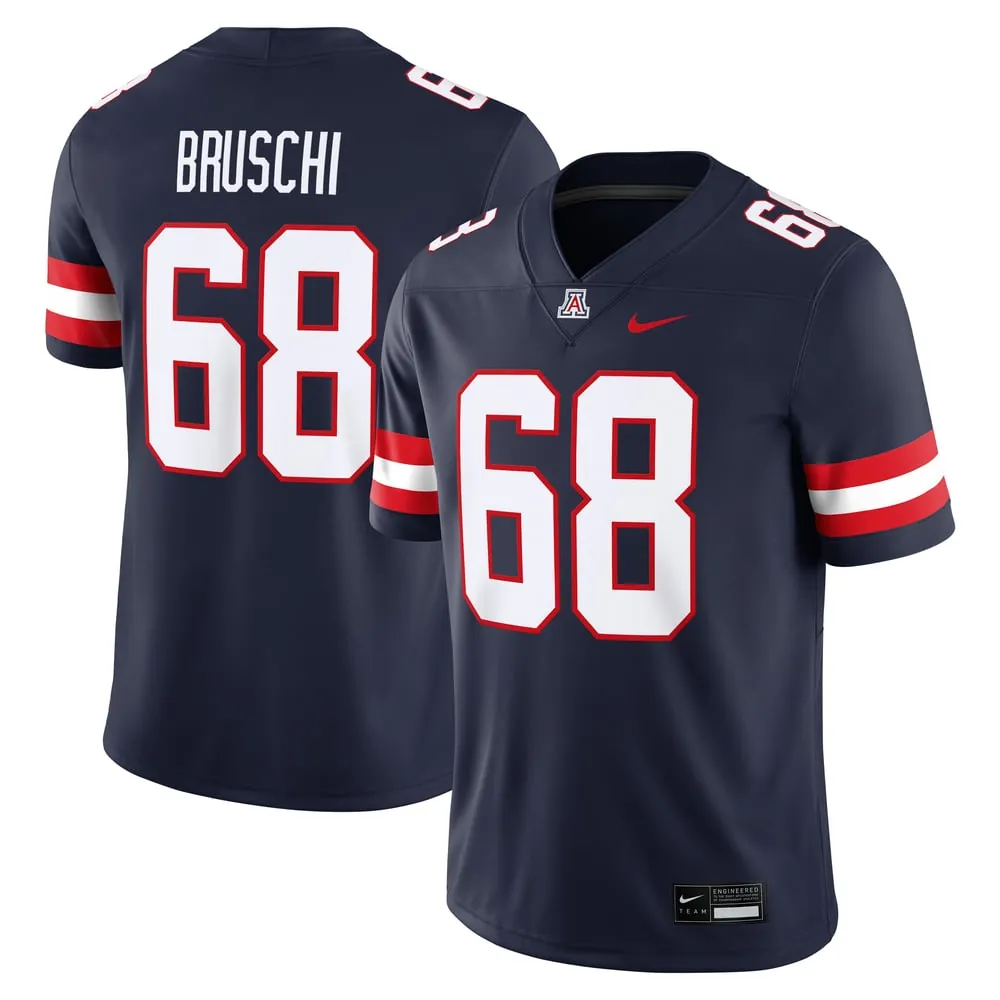 Tedy Bruschi Arizona Wildcats Nike Home Game Jersey - Navy