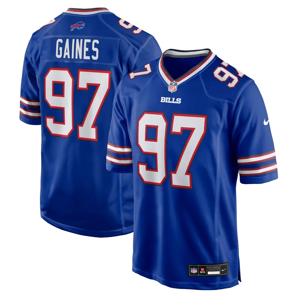 Greg Gaines Buffalo Bills Nike Team Game Jersey - Royal