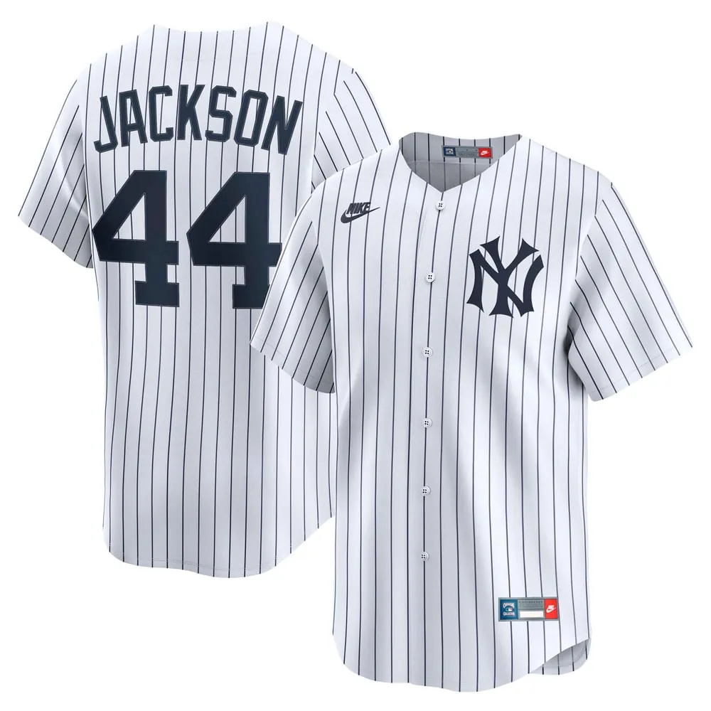 Reggie Jackson New York Yankees Nike Throwback Cooperstown Collection Limited Jersey - White