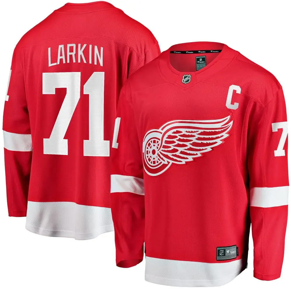 Dylan Larkin Detroit Red Wings Fanatics Branded Captain Home Breakaway Jersey - Red