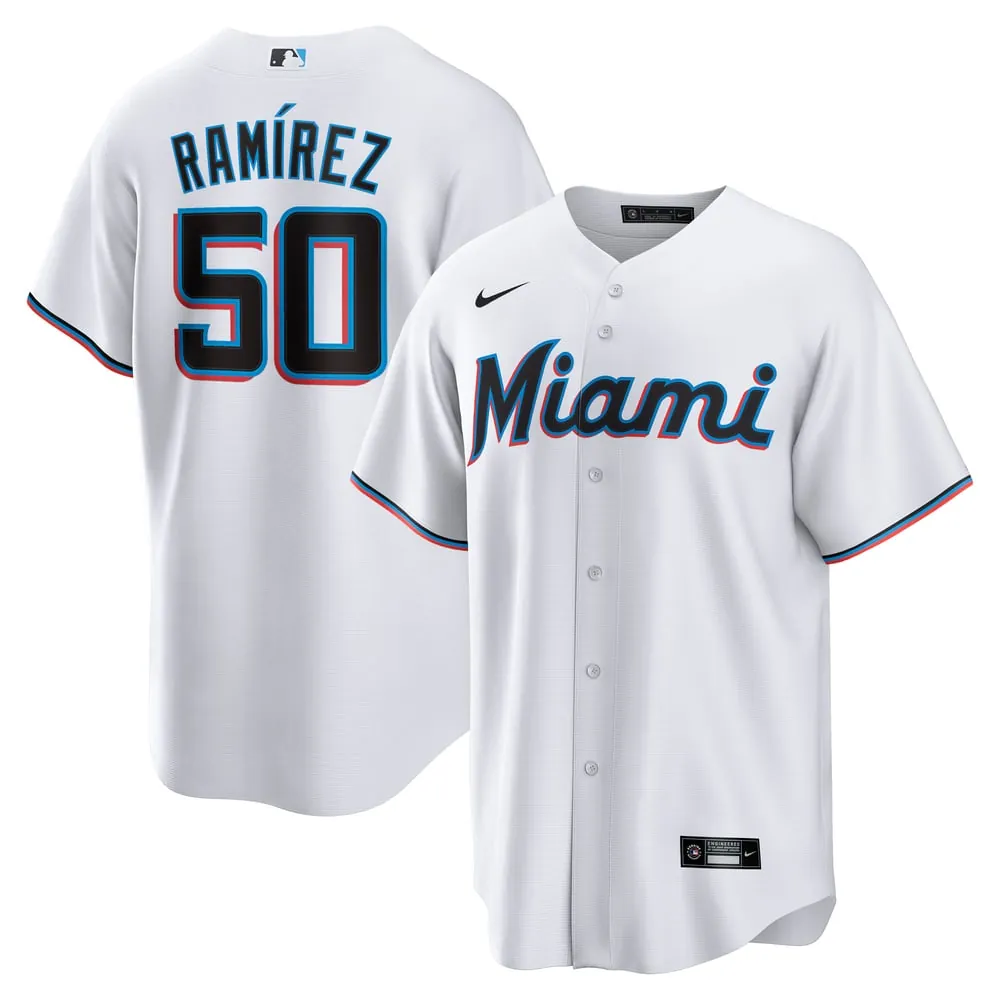 Agustín Ramírez Miami Marlins Nike Home Replica Jersey - White