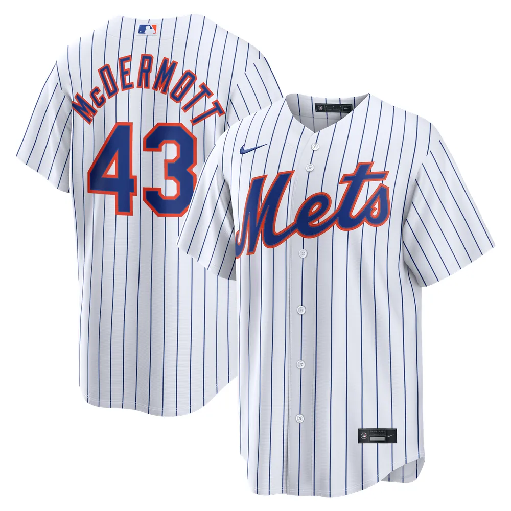 Chayce McDermott New York Mets Nike Home Replica Jersey - White