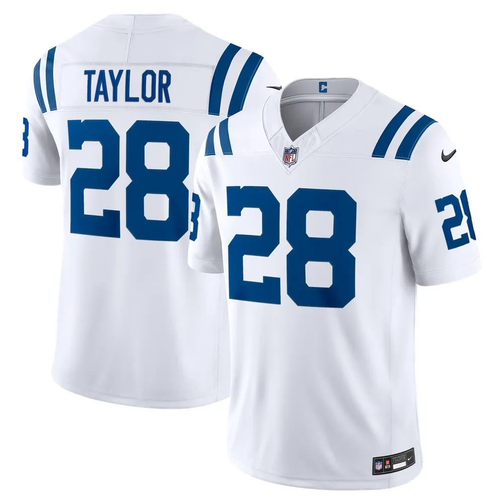 Jonathan Taylor Indianapolis Colts Nike Vapor F.U.S.E. Stitched Limited Jersey - White