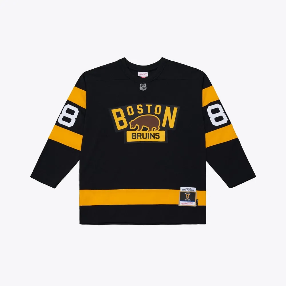 David Pastrnak Boston Bruins Mitchell & Ness 2015 Power Play Jersey - Black