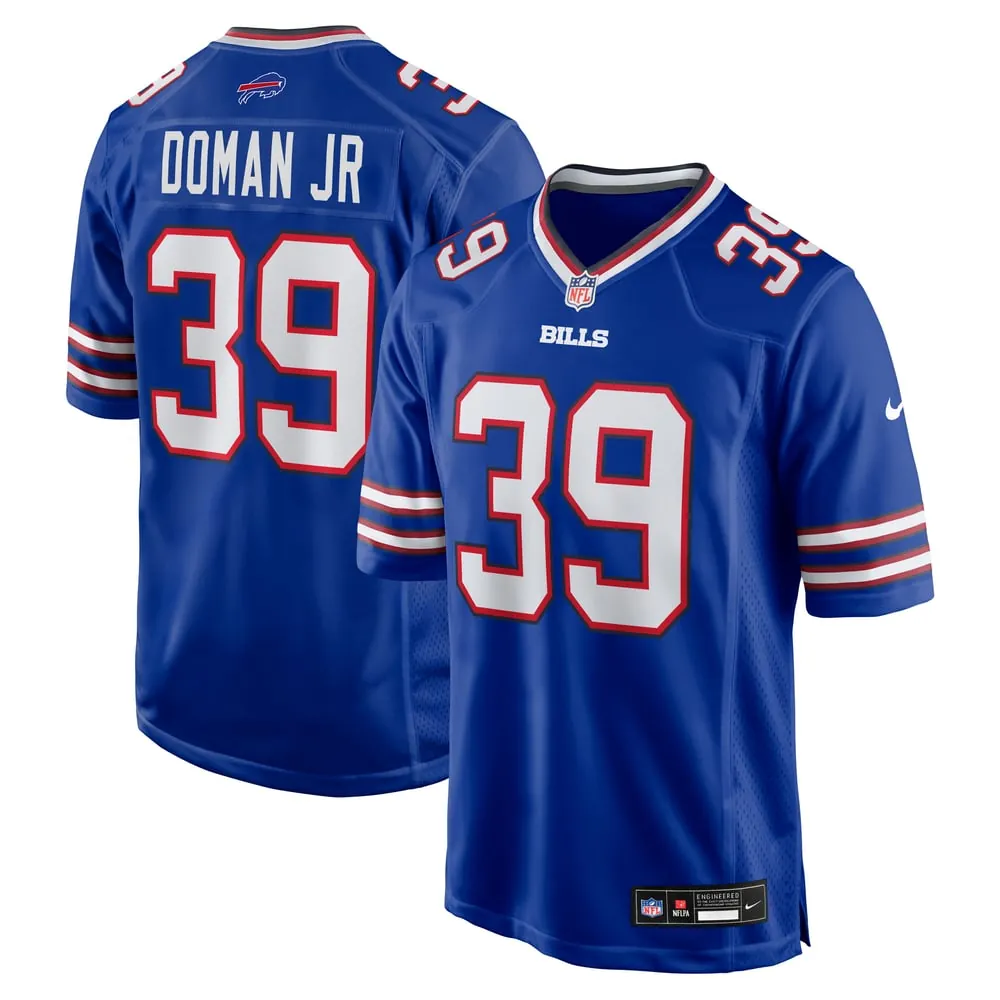 Tommy Doman Jr Buffalo Bills Nike Team Game Jersey - Royal