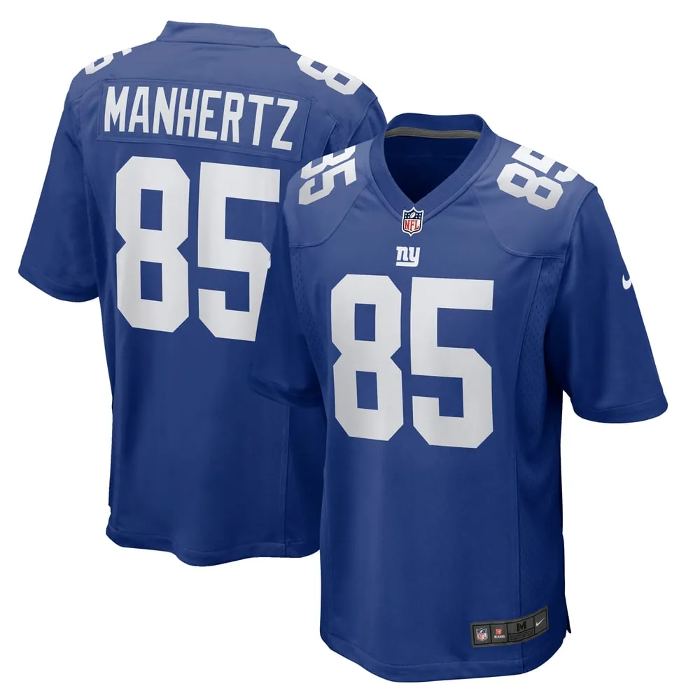 Chris Manhertz New York Giants Nike Team Game Jersey -  Royal