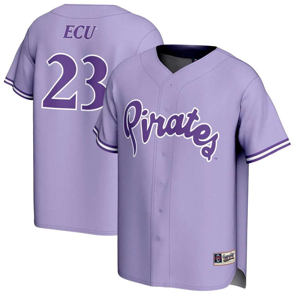 ECU Pirates GameDay Greats Unisex Lightweight Collegiate Baseball Fashion Jersey - Purple
