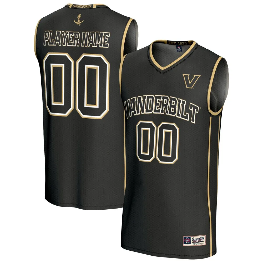 Vanderbilt Commodores GameDay Greats Unisex Lightweight Collegiate Women's Basketball NIL Pick-A-Player Fashion Jersey - Black