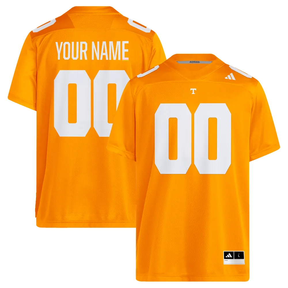 Tennessee Volunteers adidas Youth Home Custom Football Jersey - Tennessee Orange
