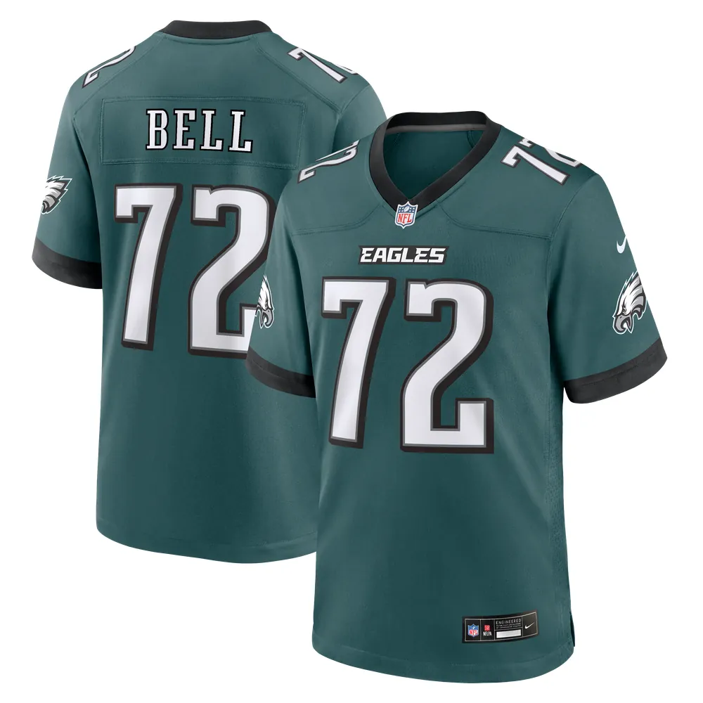 Markel Bell Philadelphia Eagles Nike Team Game Jersey - Midnight Green