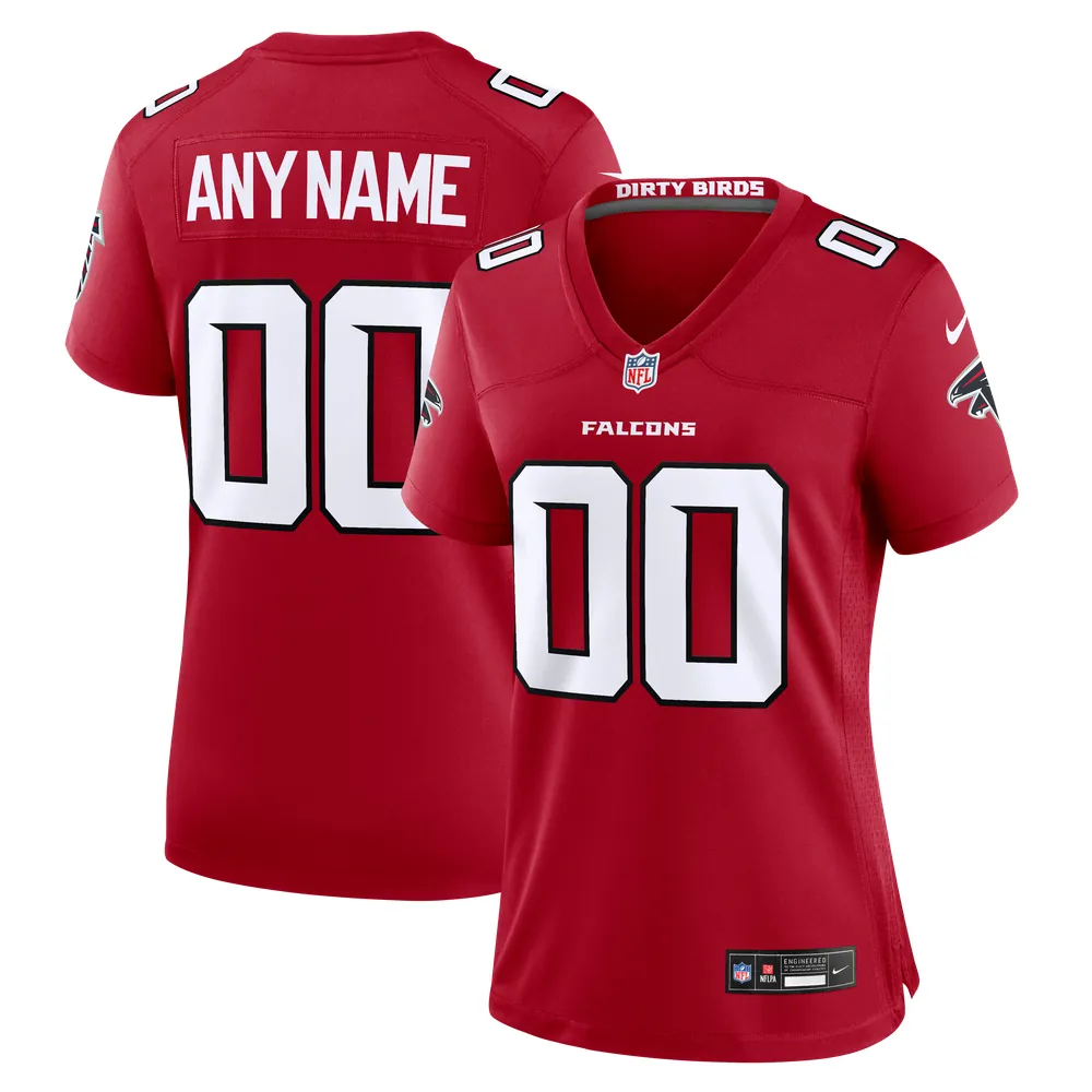 Atlanta Falcons Nike Women's Custom Game Jersey - Red