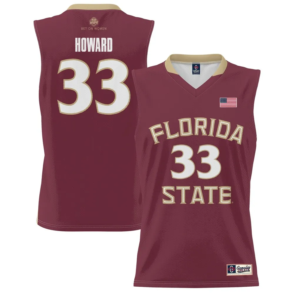 Erin Howard Florida State Seminoles GameDay Greats Unisex Lightweight Basketball Alumni Jersey - Garnet