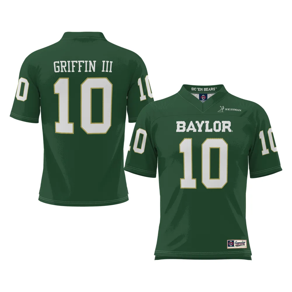 Robert Griffin III Baylor Bears GameDay Greats Heisman Football Jersey - Green