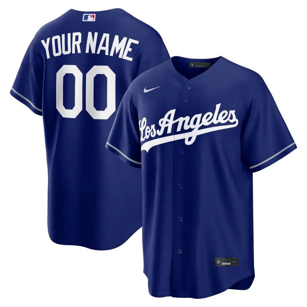 Los Angeles Dodgers Nike Alternate Replica Custom Jersey - Royal