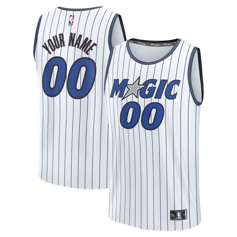 Orlando Magic Fanatics Fast Break Replica Custom Jersey - Association Edition - White