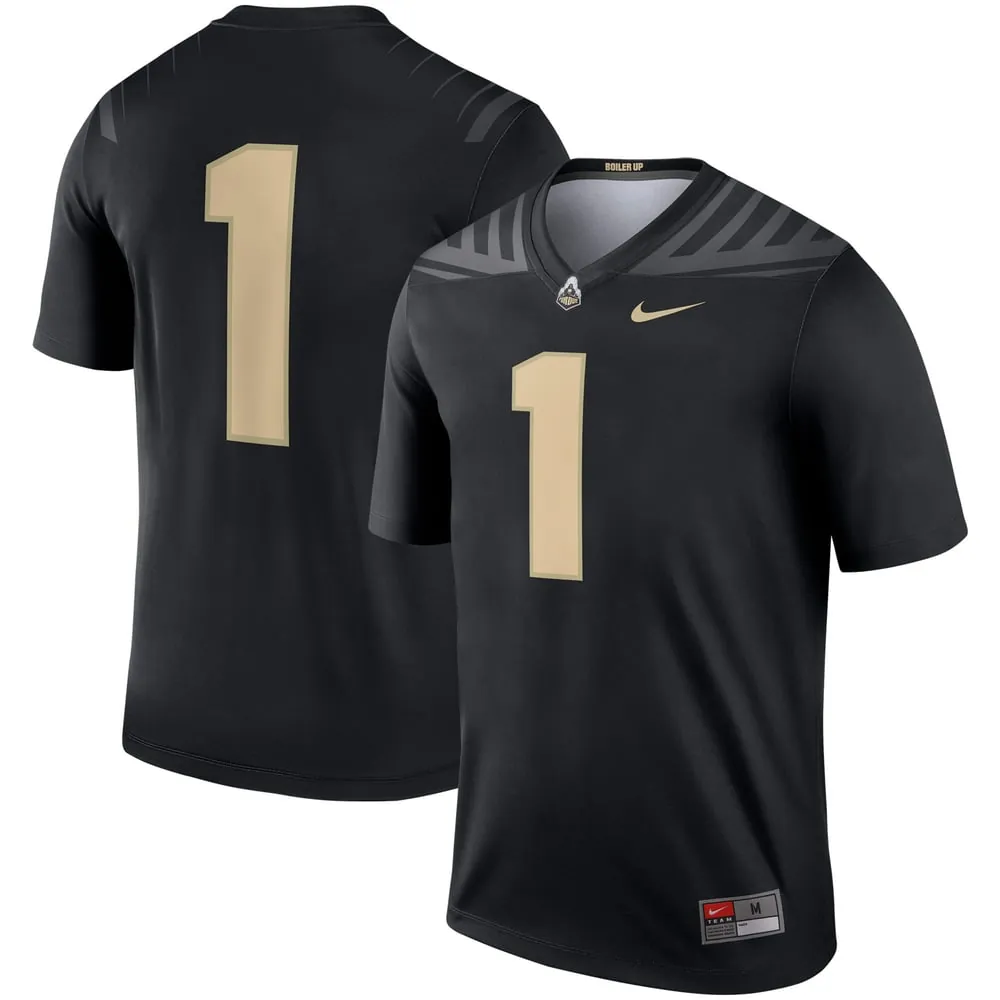 #1 Purdue Boilermakers Nike Legend Jersey - Black